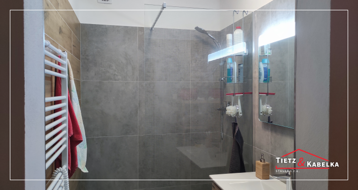 Rekonstrukce koupelny a WC rodinného domu Orlová