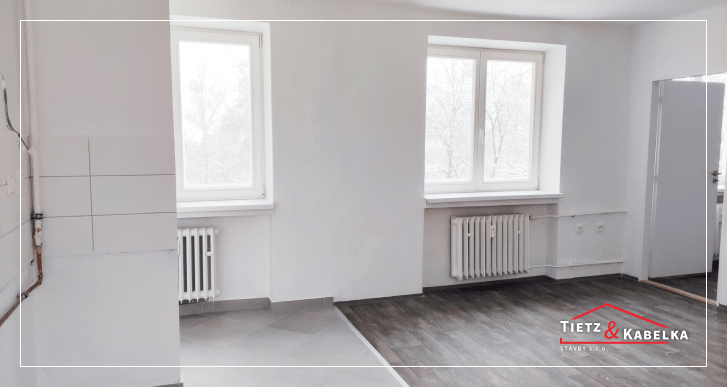 Rekonstrukce bytové jednotky 2+1 – U Oblouku, Ostrava Poruba